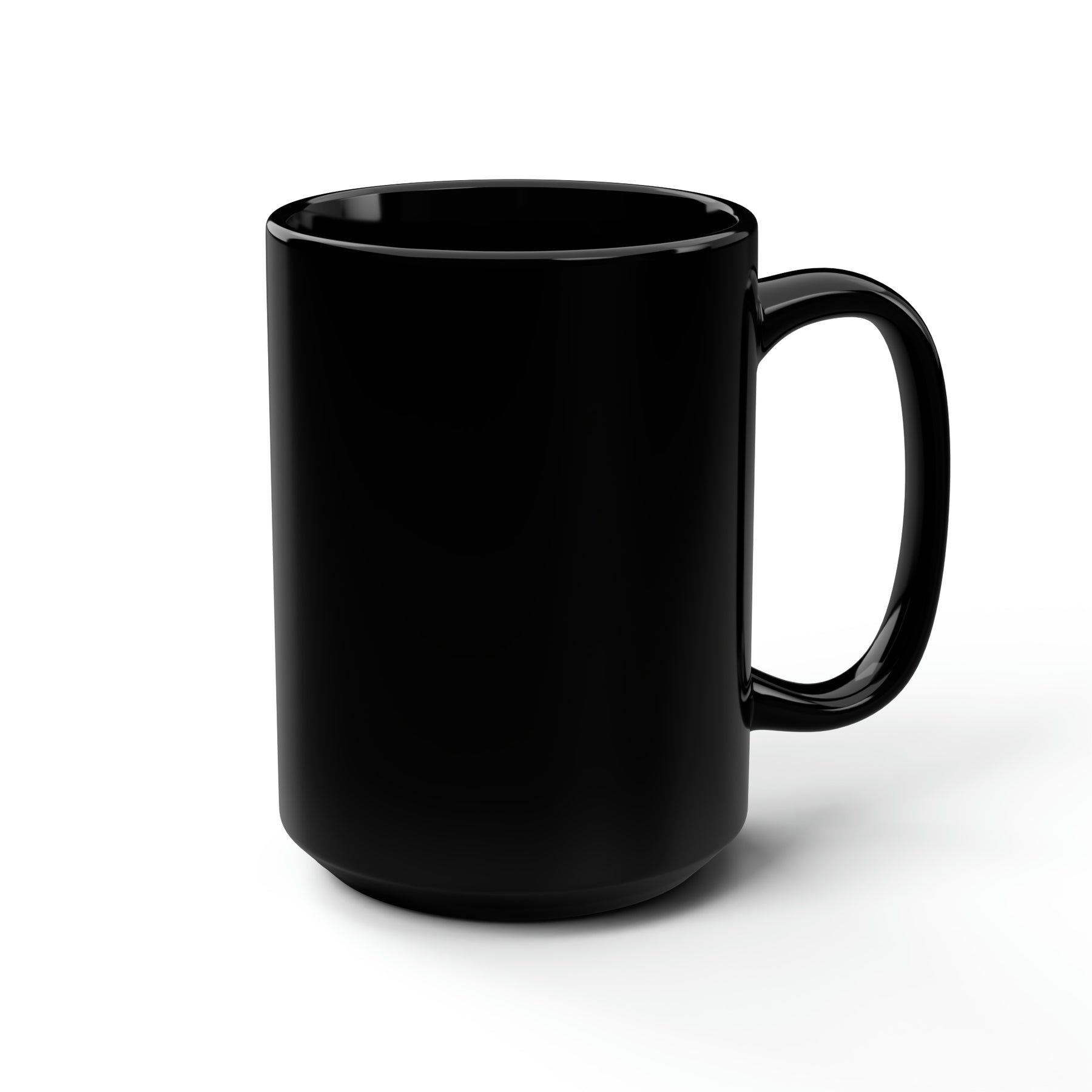Bold "IN BUT NOT OF" Black Mug, 15oz