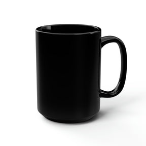 Bold "IN BUT NOT OF" Black Mug, 15oz
