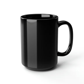 Bold "IN BUT NOT OF" Black Mug, 15oz