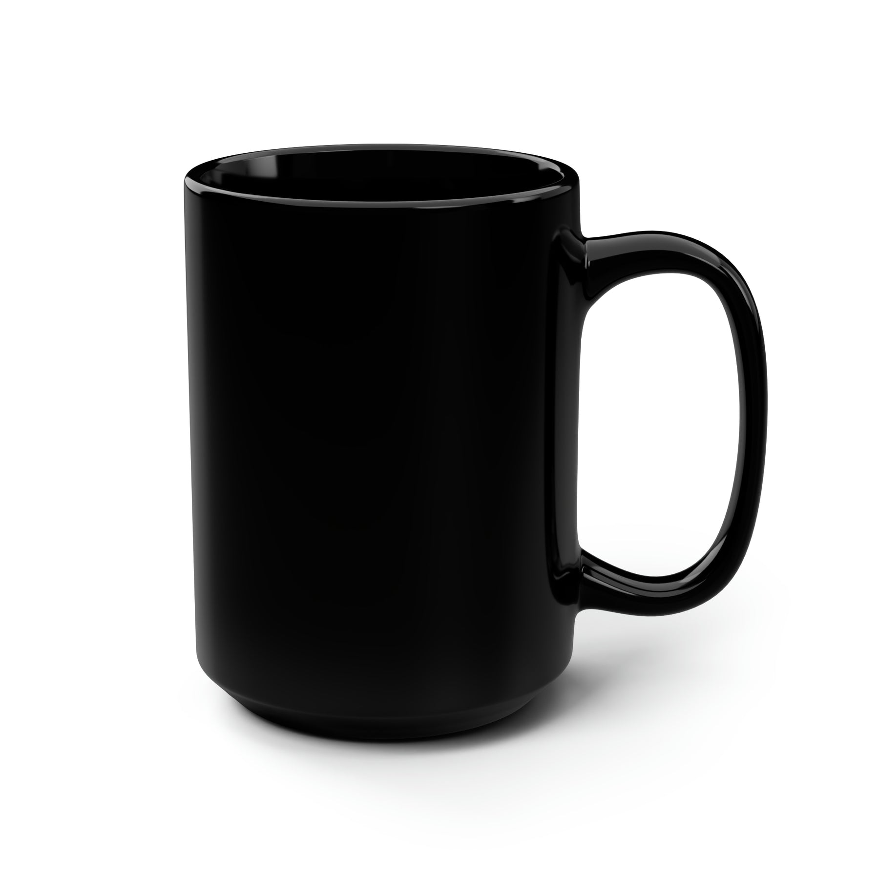 Bold "IN BUT NOT OF" Black Mug, 15oz
