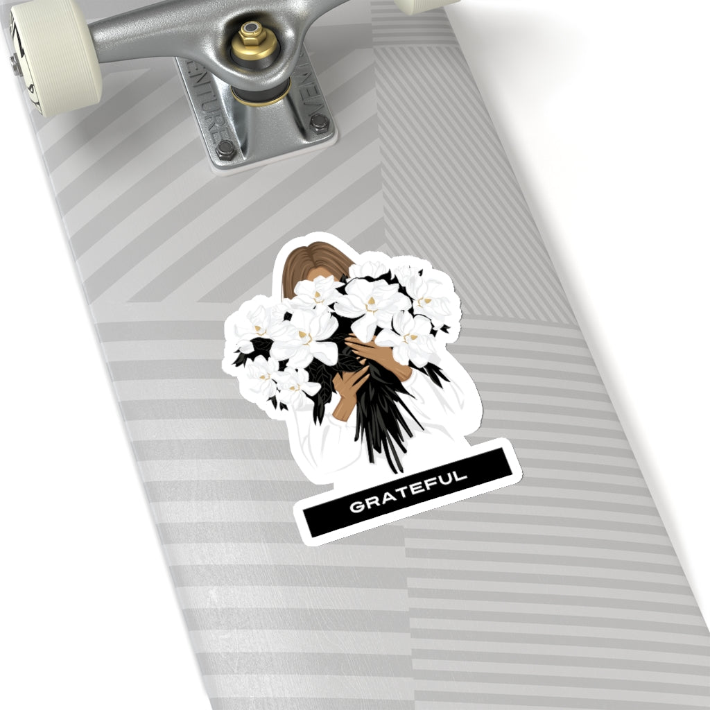 Inspirational Planner Stickers | Grateful Magnolias | Kiss-Cut