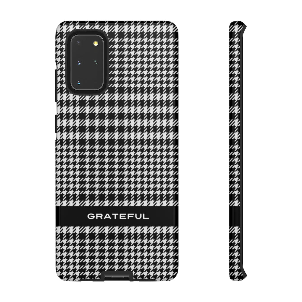 Houndstooth Phone Protector - Tough Cases | Grateful Smartphone Cover | Apple and Android