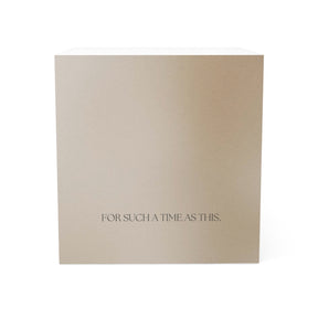 Esther's Essentials | Sticky Note Cube - Beige | Monochrome Mini Memo Pad