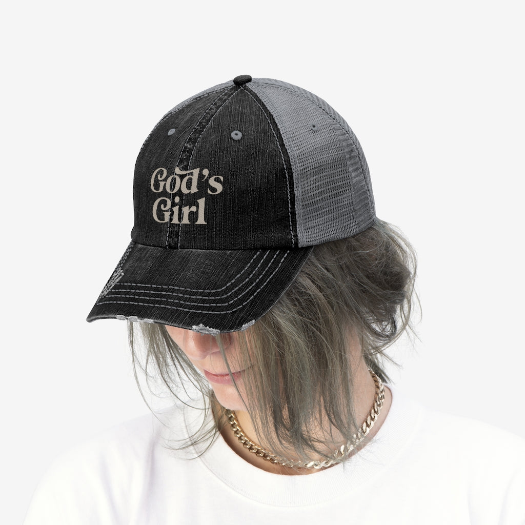 God's Girl - Weathered Trucker Hat