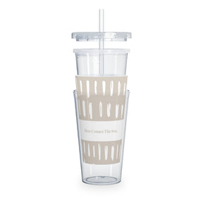 SonKissed Plastic Tumbler with Straw