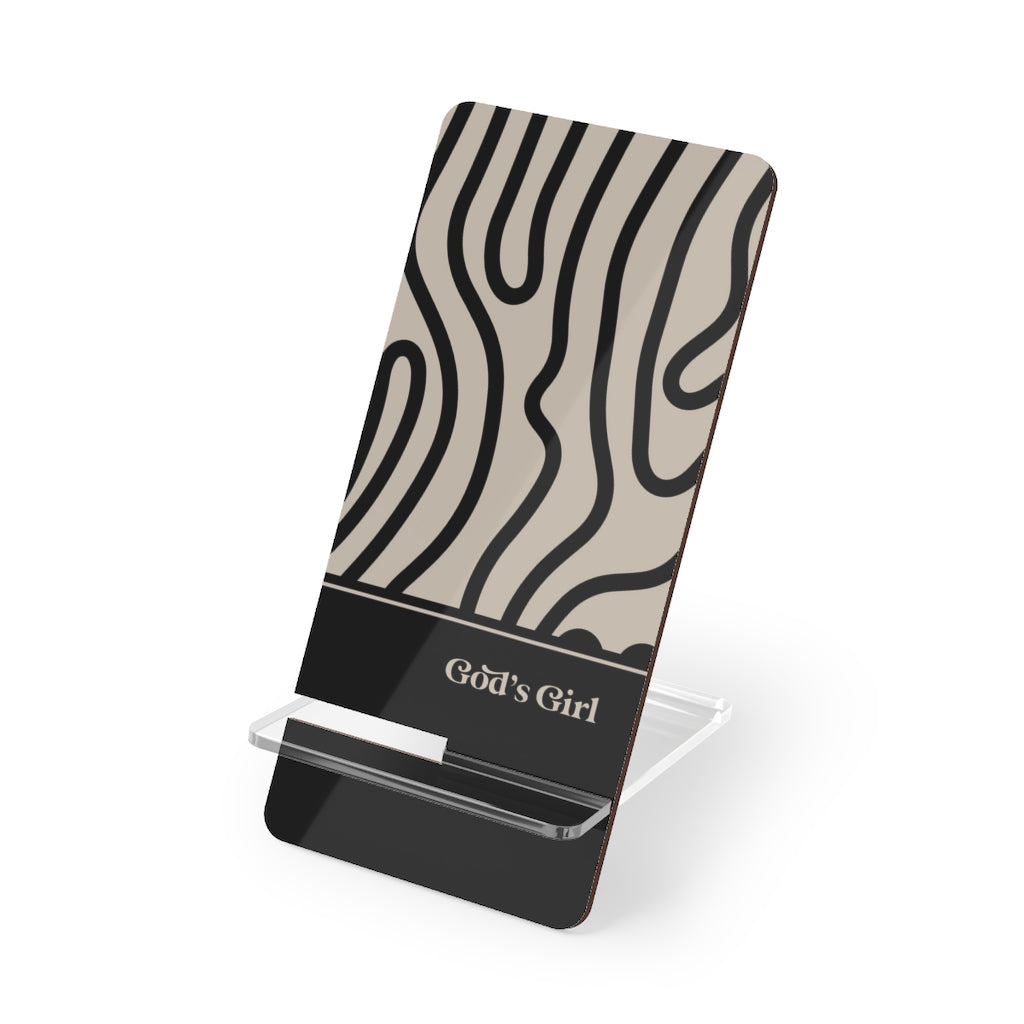 God's Girl Swirl - Affirmation Card & Phone Stand
