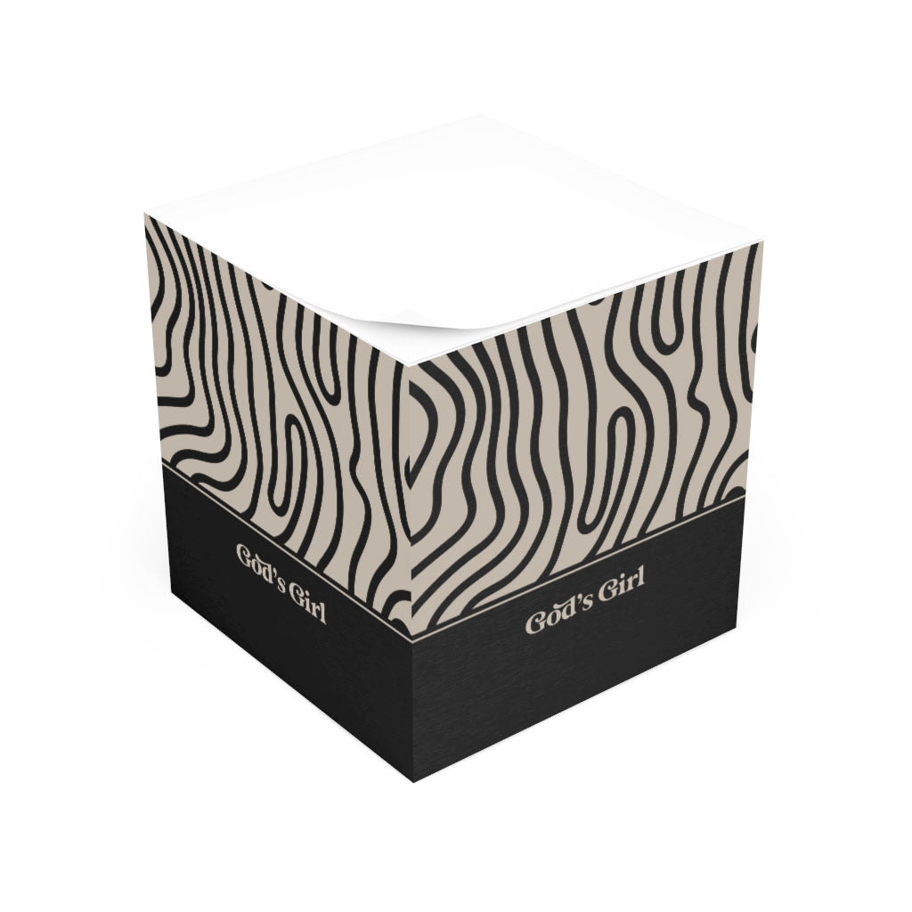 God's Girl Swirl - Sticky Note Cube
