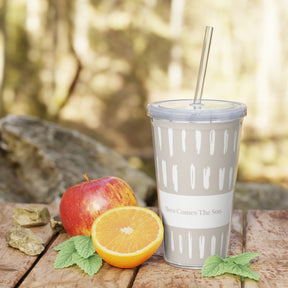 SonKissed Plastic Tumbler with Straw