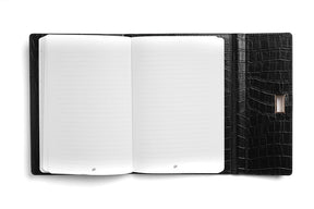 Elegant Black Journal with Vegan Leather Cover