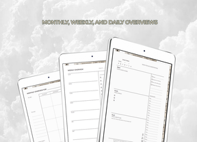 Esther's Essentials | Digital Daily Planner - Beige & Blush Bundle | Prayer-Led PDF for Goodnotes