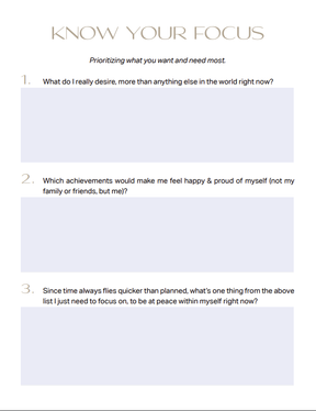 Flourish Vision Planner | Digital & Interactive PDF | New Year Reset
