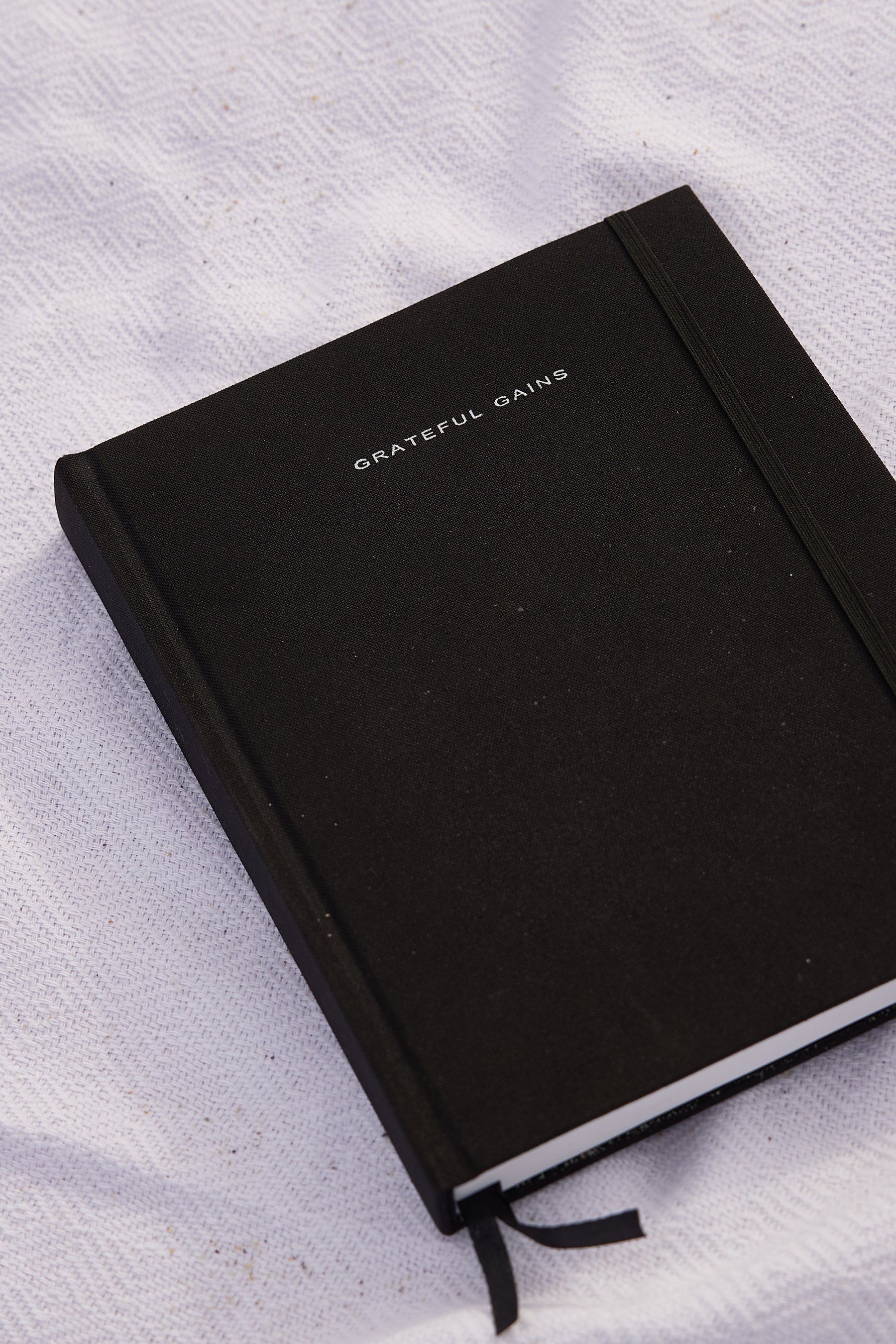 Black Linen Planner with Matching Beach Tote - Christian Gift Bundle - Good News Text