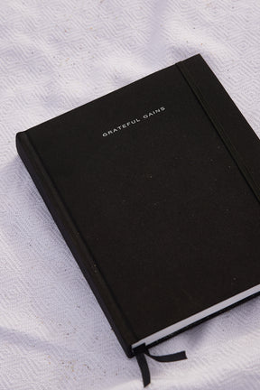 Black Linen Planner with Matching Beach Tote - Christian Gift Bundle - Good News Text