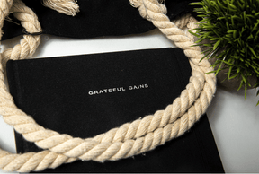 Black Linen Planner with Matching Beach Tote - Christian Gift Bundle - Good News Text