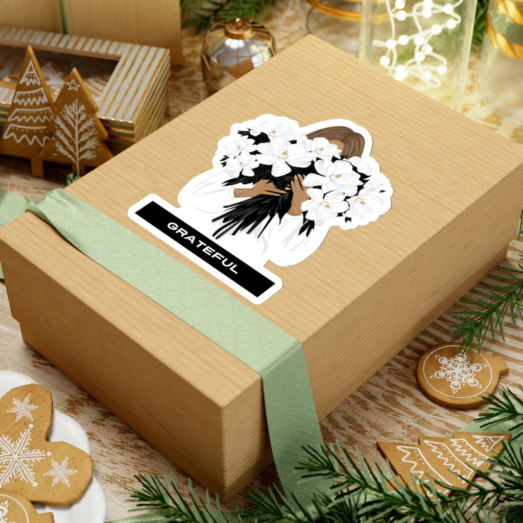 Inspirational Planner Stickers | Grateful Magnolias | Kiss-Cut