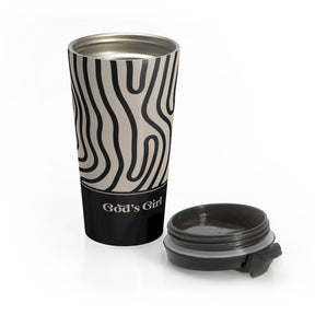 God's Girl Swirl - Stainless Steel Travel Mug